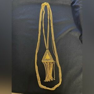 Elegant Gold Vendome long necklace